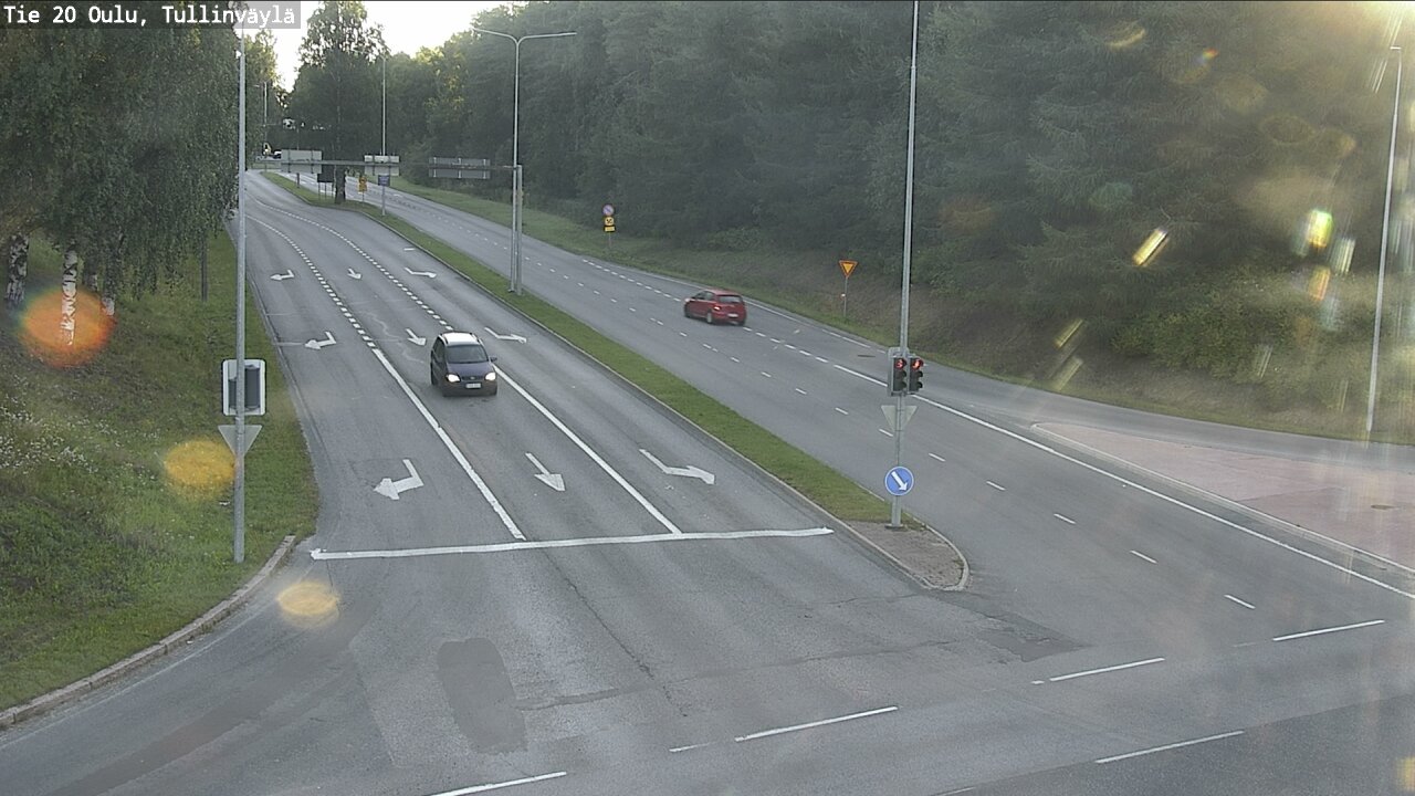 Weather Camera Image Road 20 Oulu, Tullinväylä, Oulu, Pohjois-Pohjanmaa