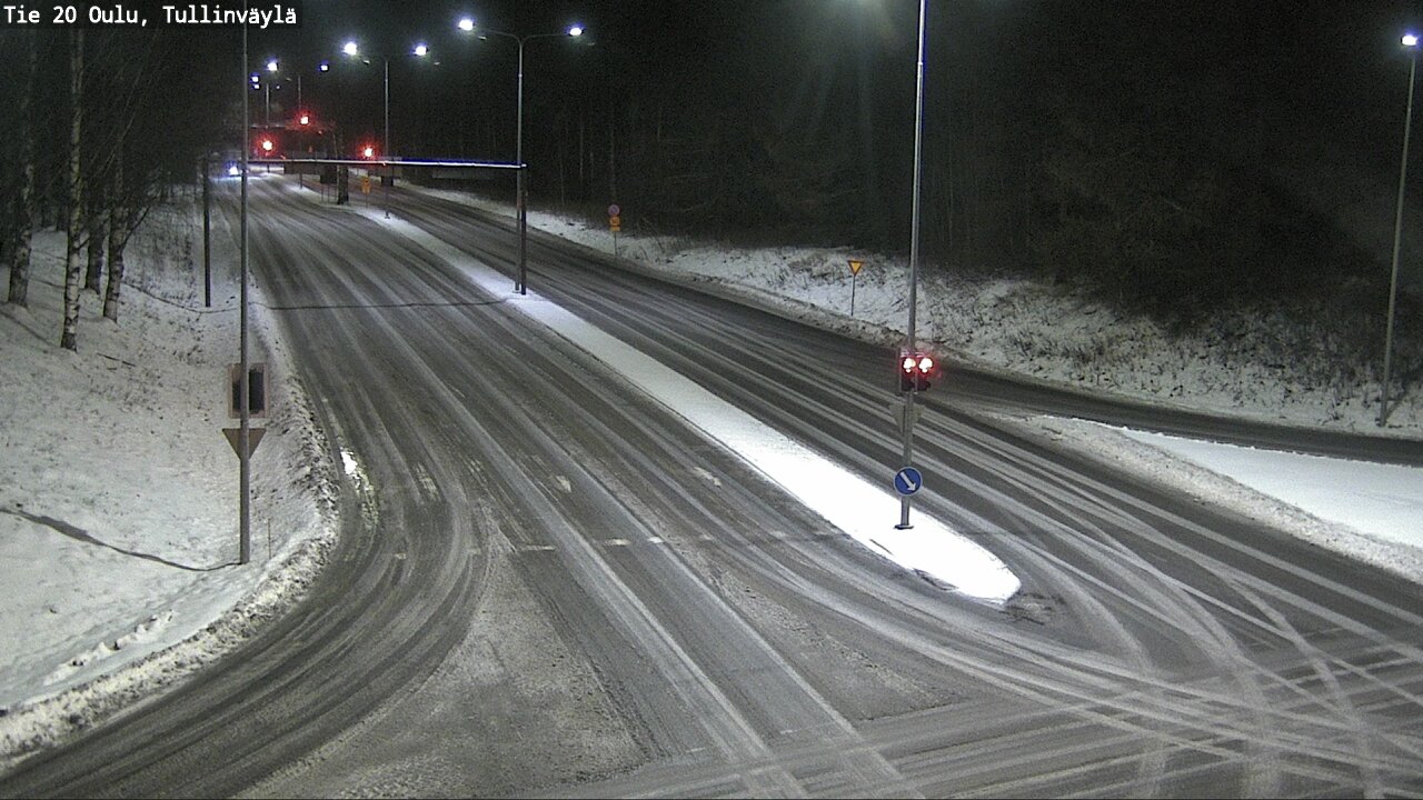 Weather Camera Image Väg 20 Uleåborg, Tullinväylä, Oulu, Pohjois-Pohjanmaa