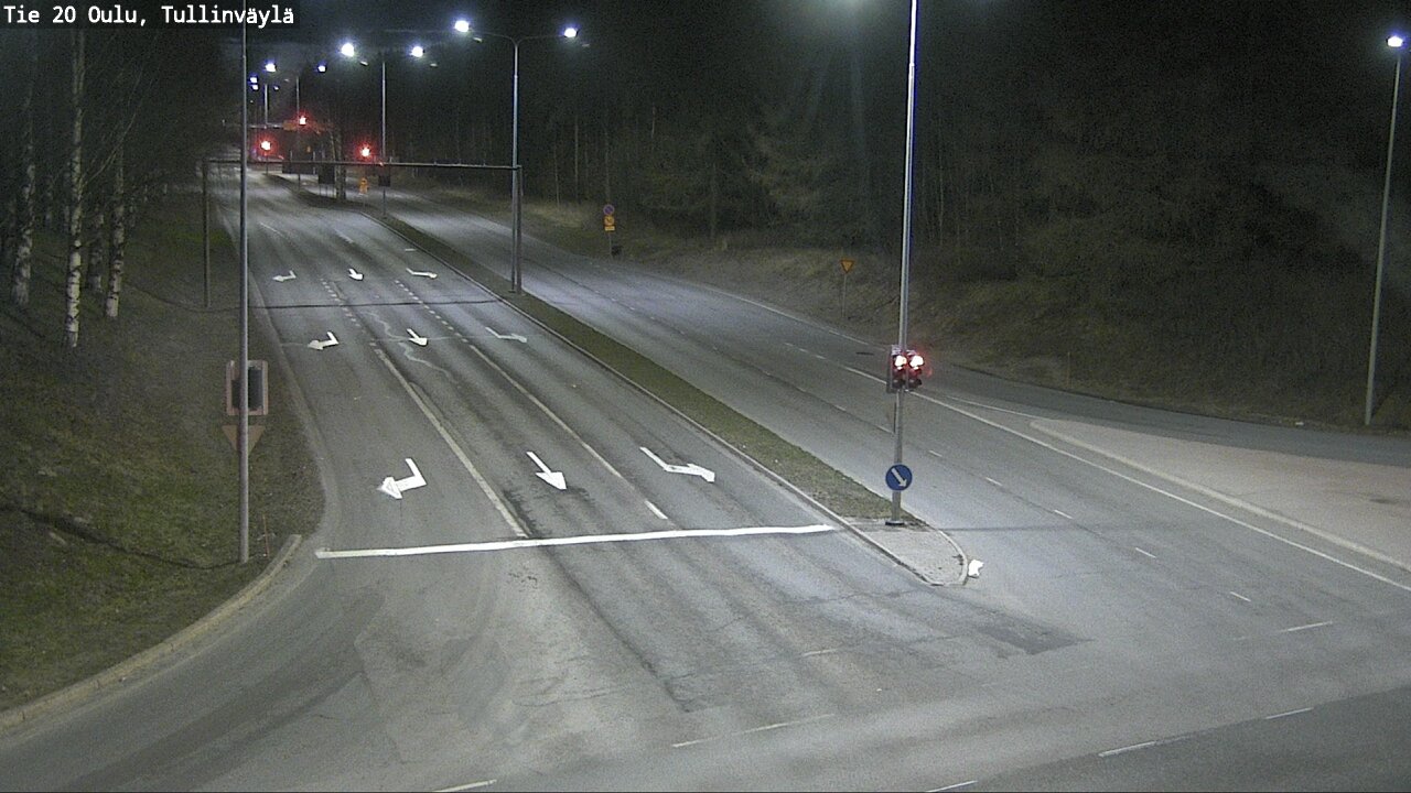 Weather Camera Image Väg 20 Uleåborg, Tullinväylä, Oulu, Pohjois-Pohjanmaa
