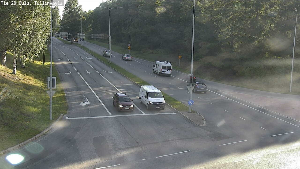 Weather Camera Image Road 20 Oulu, Tullinväylä, Oulu, Pohjois-Pohjanmaa