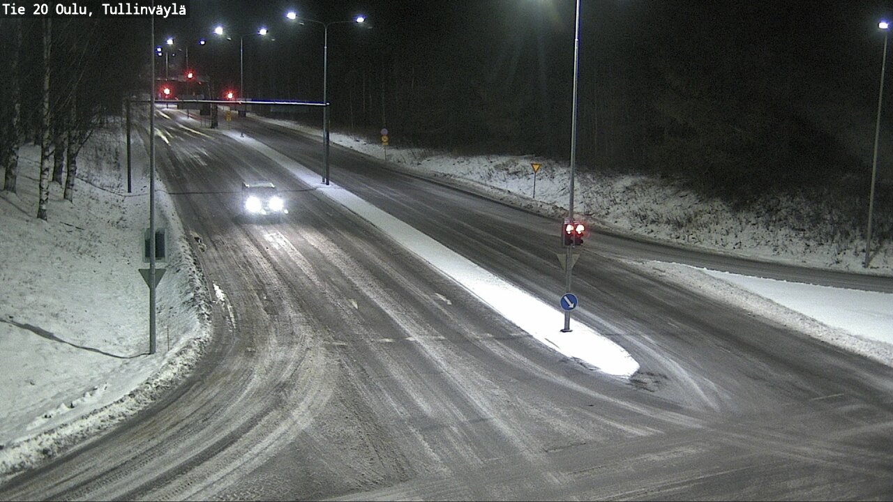 Weather Camera Image Väg 20 Uleåborg, Tullinväylä, Oulu, Pohjois-Pohjanmaa