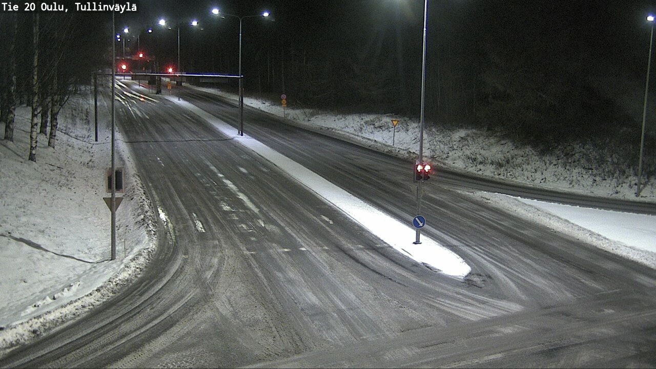 Weather Camera Image Väg 20 Uleåborg, Tullinväylä, Oulu, Pohjois-Pohjanmaa