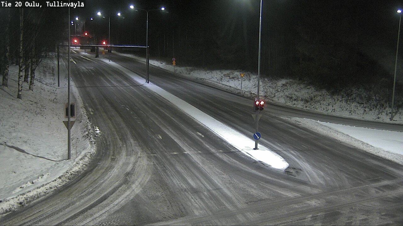 Weather Camera Image Väg 20 Uleåborg, Tullinväylä, Oulu, Pohjois-Pohjanmaa