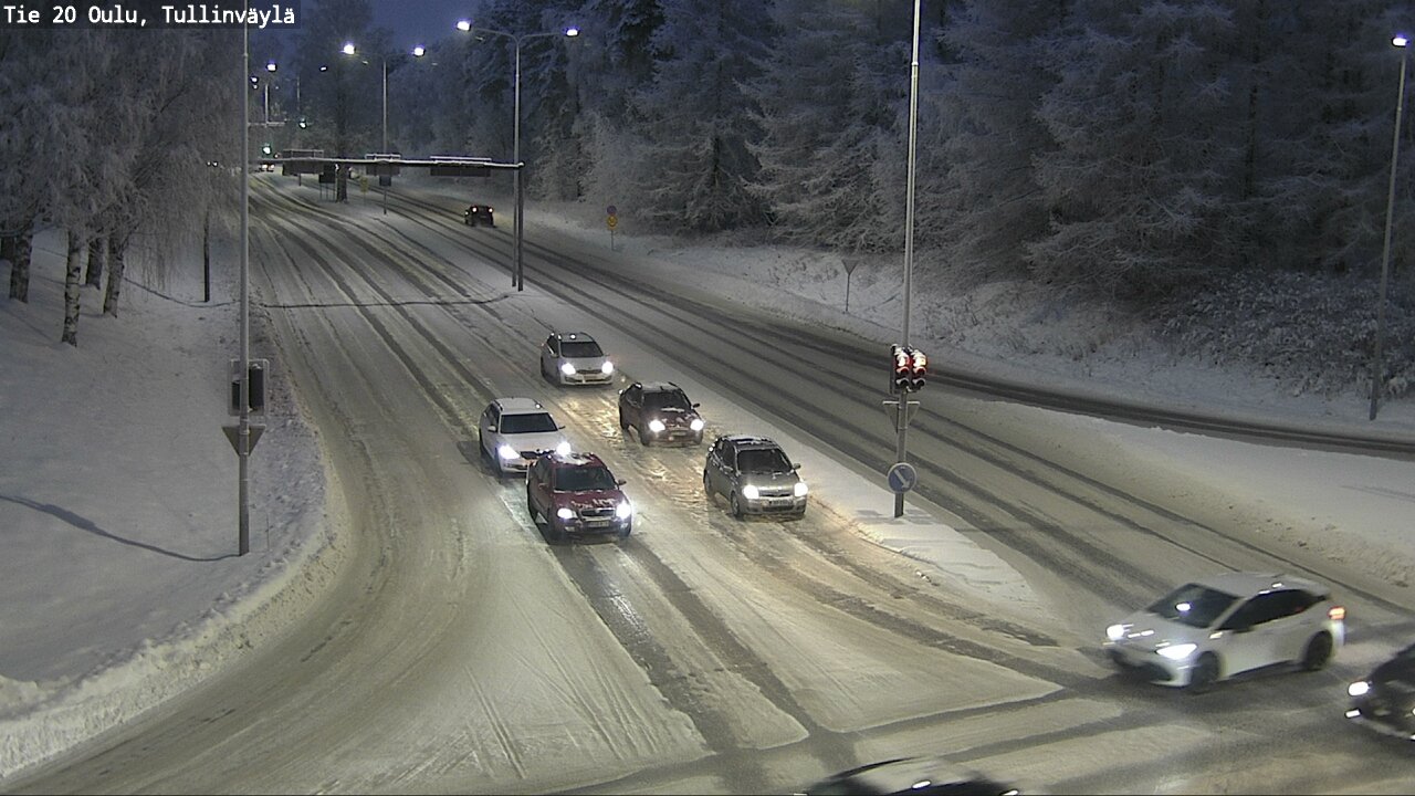 Weather Camera Image Väg 20 Uleåborg, Tullinväylä, Oulu, Pohjois-Pohjanmaa