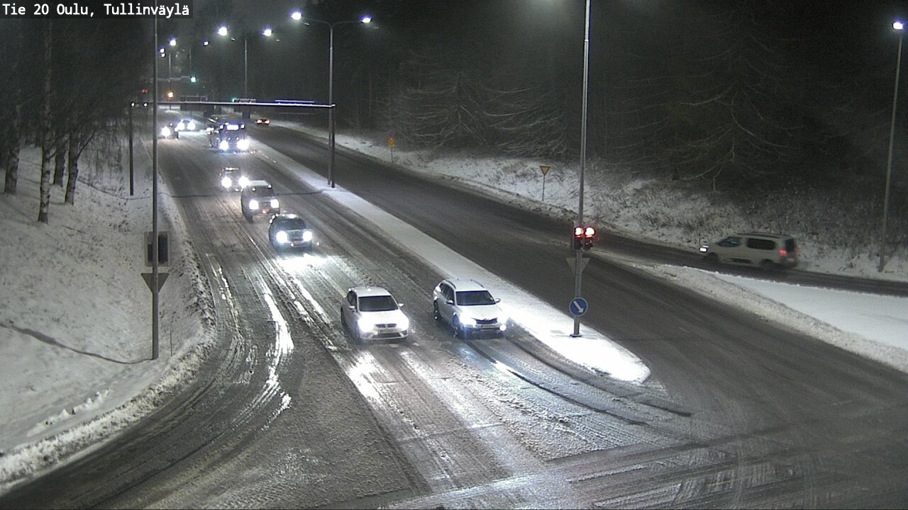 Weather Camera Image Väg 20 Uleåborg, Tullinväylä, Oulu, Pohjois-Pohjanmaa