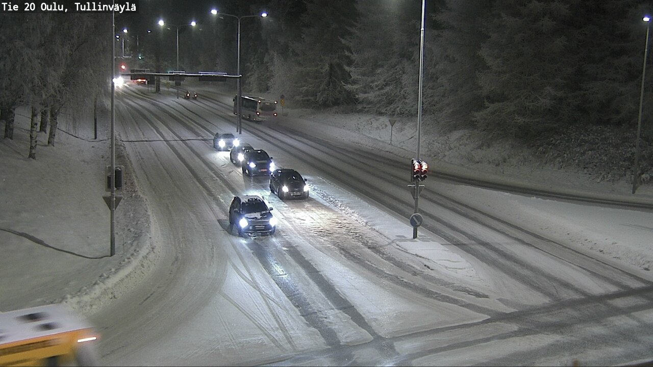 Weather Camera Image Väg 20 Uleåborg, Tullinväylä, Oulu, Pohjois-Pohjanmaa