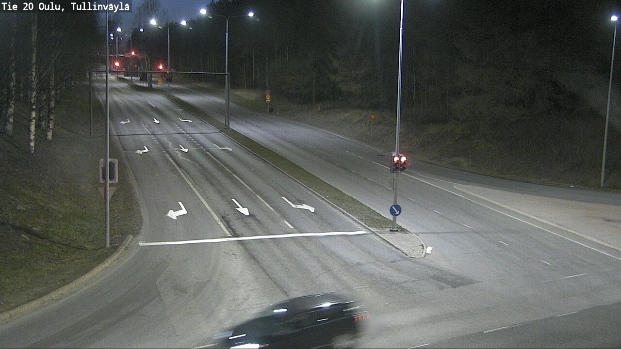 Weather Camera Image Väg 20 Uleåborg, Tullinväylä, Oulu, Pohjois-Pohjanmaa