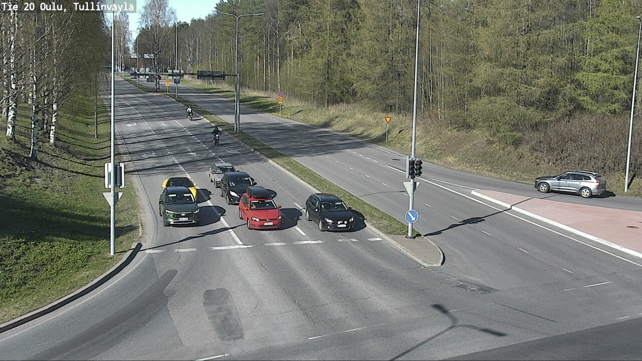 Weather Camera Image Väg 20 Uleåborg, Tullinväylä, Oulu, Pohjois-Pohjanmaa