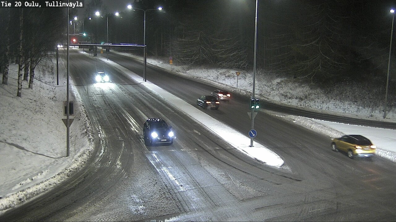 Weather Camera Image Väg 20 Uleåborg, Tullinväylä, Oulu, Pohjois-Pohjanmaa