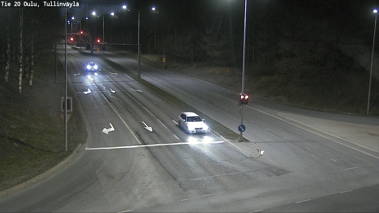 Weather Camera Image Väg 20 Uleåborg, Tullinväylä, Oulu, Pohjois-Pohjanmaa