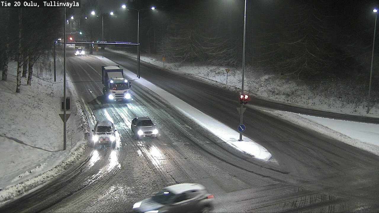 Weather Camera Image Väg 20 Uleåborg, Tullinväylä, Oulu, Pohjois-Pohjanmaa
