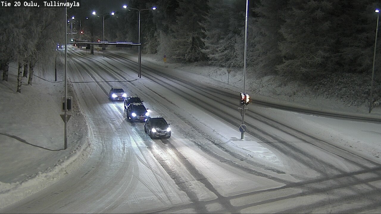 Weather Camera Image Väg 20 Uleåborg, Tullinväylä, Oulu, Pohjois-Pohjanmaa
