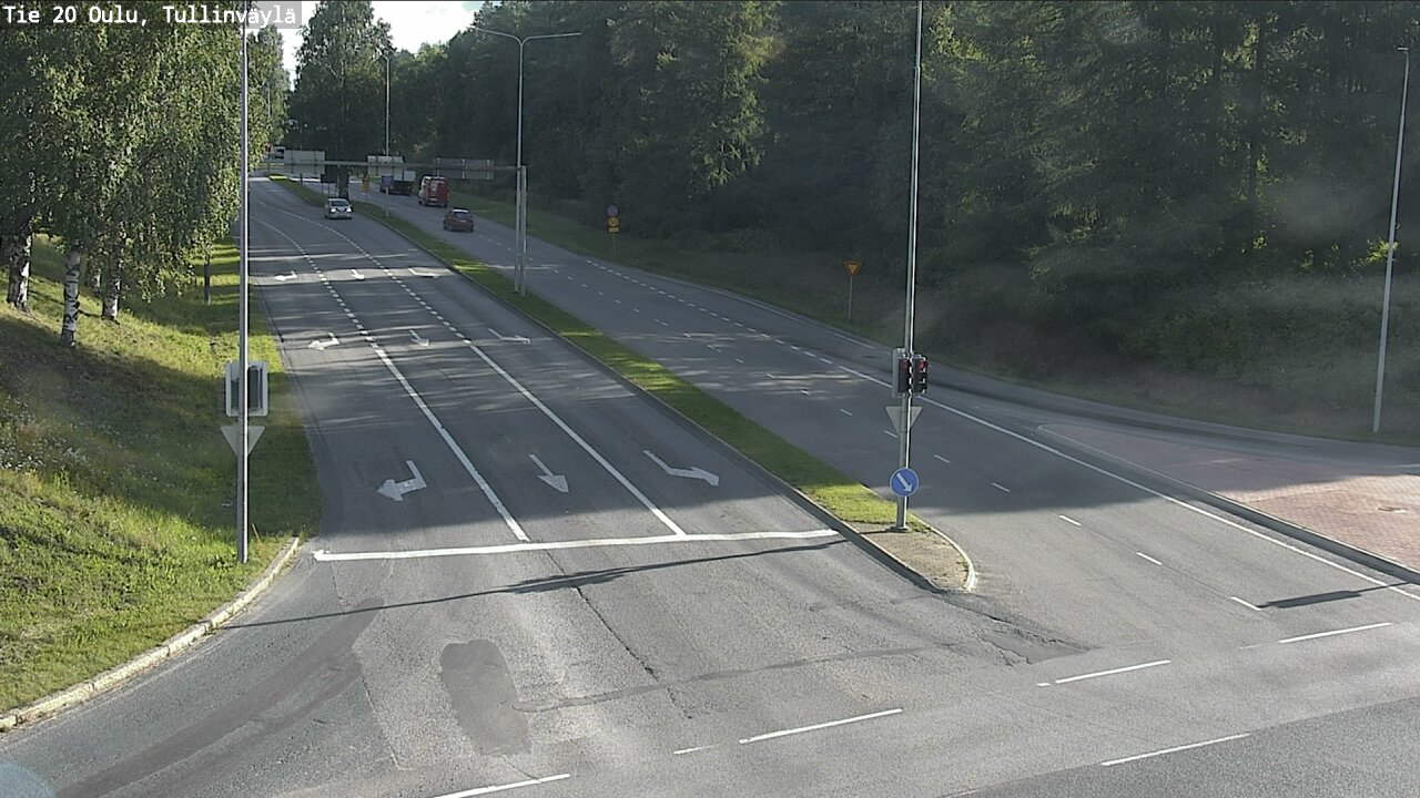 Weather Camera Image Road 20 Oulu, Tullinväylä, Oulu, Pohjois-Pohjanmaa