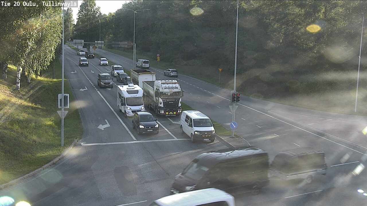 Weather Camera Image Road 20 Oulu, Tullinväylä, Oulu, Pohjois-Pohjanmaa