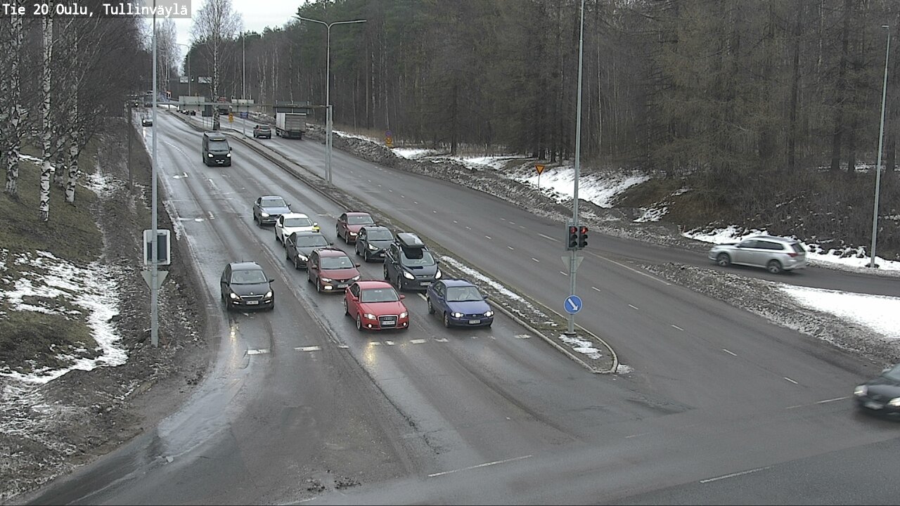 Weather Camera Image Road 20 Oulu, Tullinväylä, Oulu, Pohjois-Pohjanmaa
