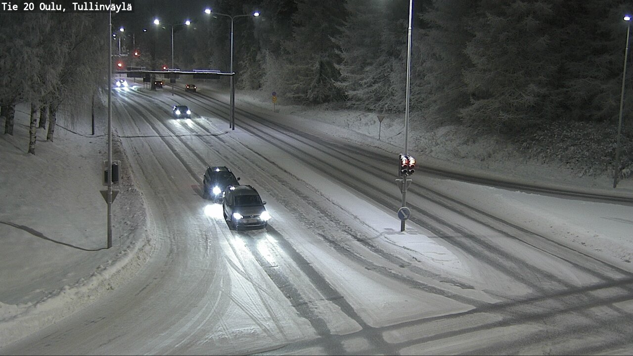 Weather Camera Image Väg 20 Uleåborg, Tullinväylä, Oulu, Pohjois-Pohjanmaa