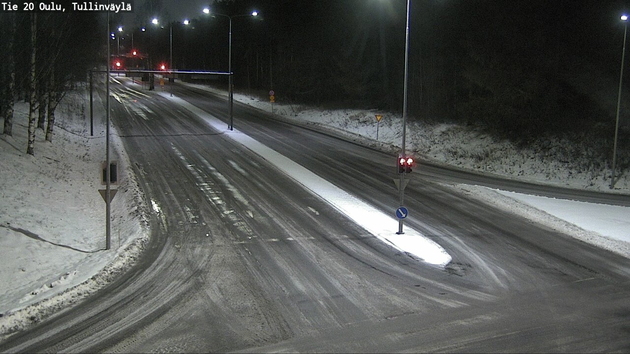 Weather Camera Image Väg 20 Uleåborg, Tullinväylä, Oulu, Pohjois-Pohjanmaa