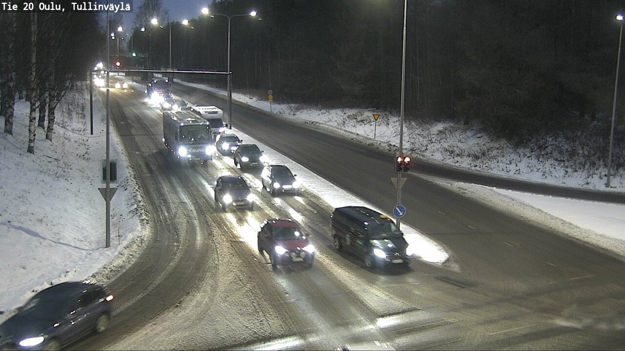 Weather Camera Image Road 20 Oulu, Tullinväylä, Oulu, Pohjois-Pohjanmaa