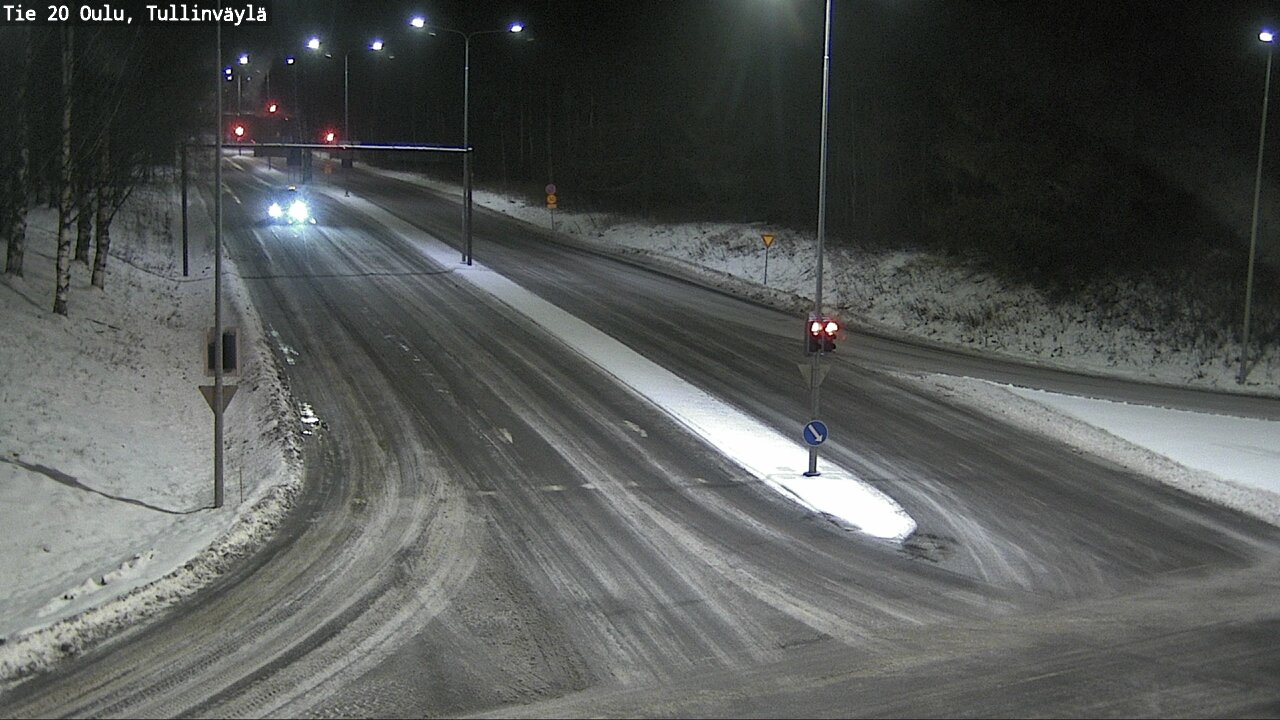 Weather Camera Image Väg 20 Uleåborg, Tullinväylä, Oulu, Pohjois-Pohjanmaa