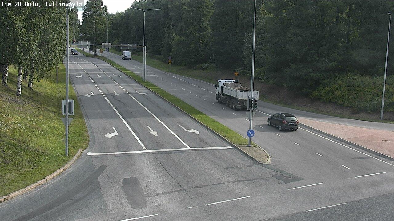 Weather Camera Image Road 20 Oulu, Tullinväylä, Oulu, Pohjois-Pohjanmaa