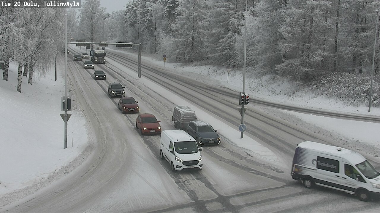 Weather Camera Image Väg 20 Uleåborg, Tullinväylä, Oulu, Pohjois-Pohjanmaa