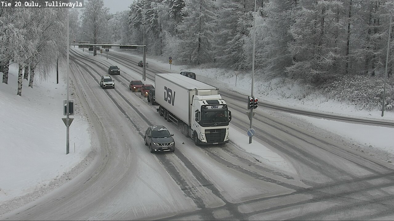 Weather Camera Image Väg 20 Uleåborg, Tullinväylä, Oulu, Pohjois-Pohjanmaa