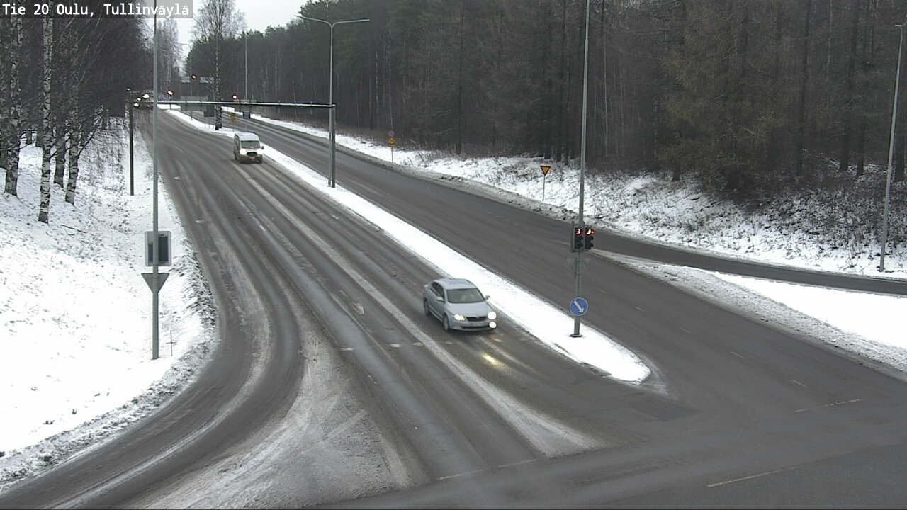 Weather Camera Image Väg 20 Uleåborg, Tullinväylä, Oulu, Pohjois-Pohjanmaa