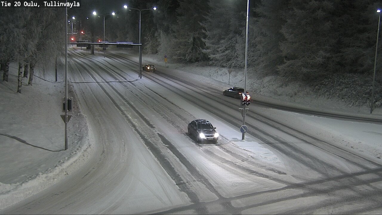 Weather Camera Image Väg 20 Uleåborg, Tullinväylä, Oulu, Pohjois-Pohjanmaa