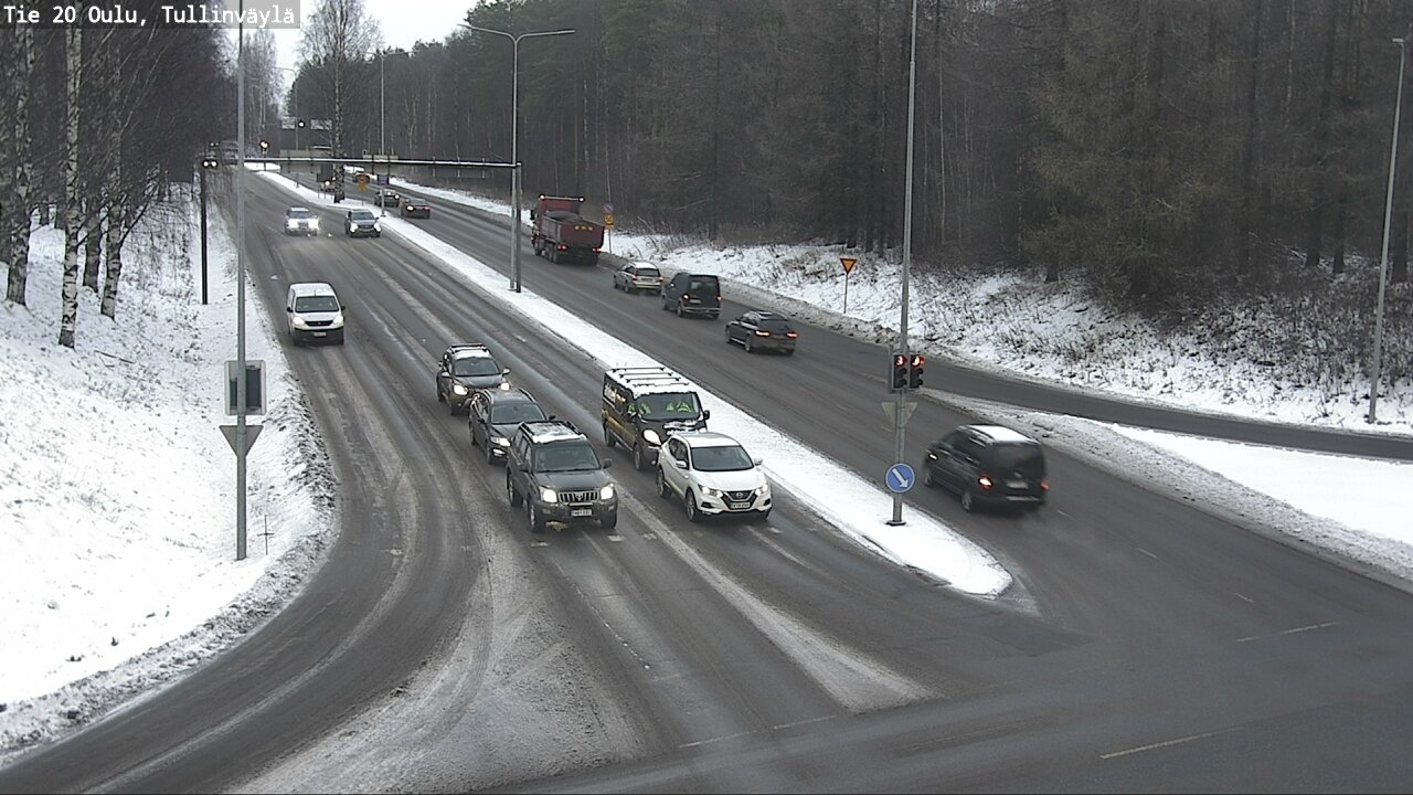 Weather Camera Image Väg 20 Uleåborg, Tullinväylä, Oulu, Pohjois-Pohjanmaa