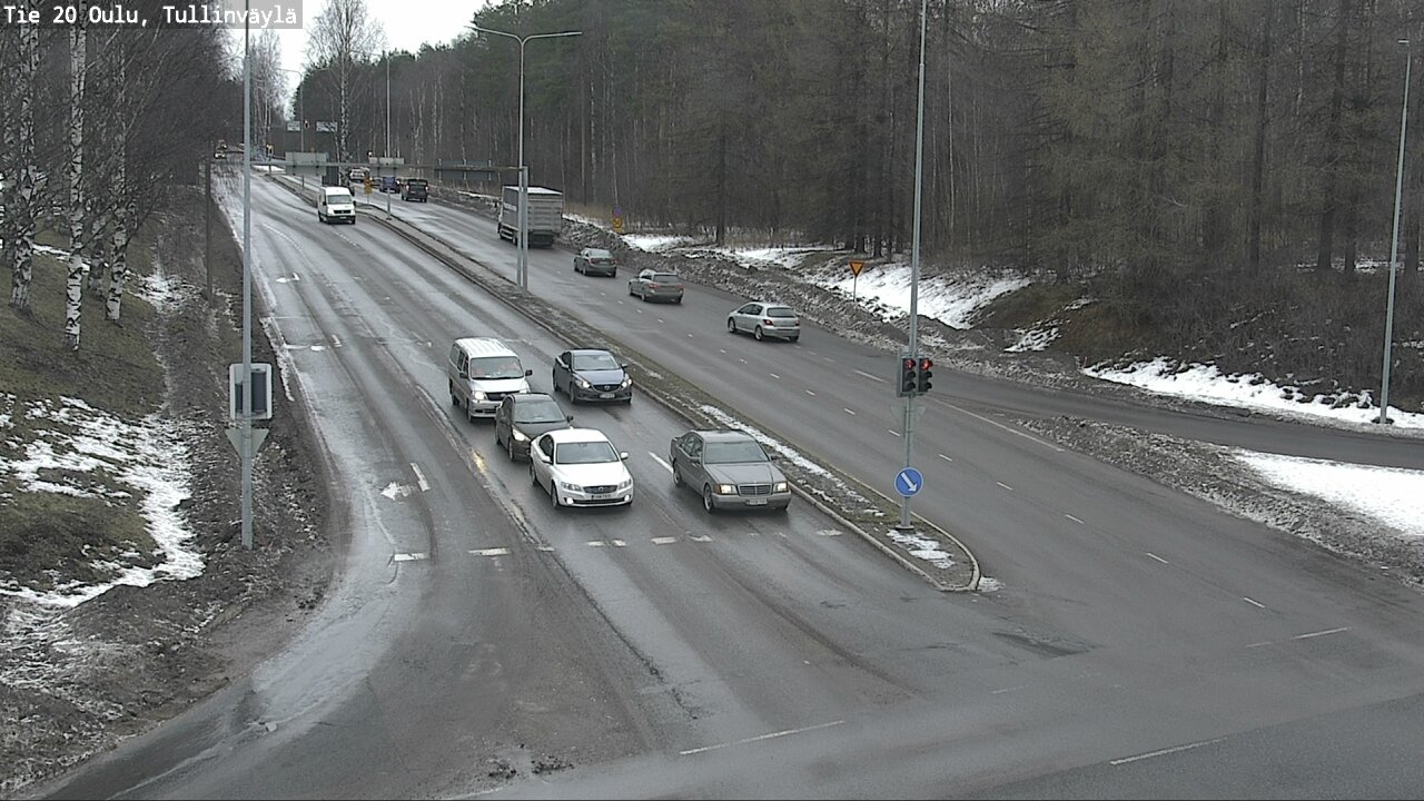 Weather Camera Image Road 20 Oulu, Tullinväylä, Oulu, Pohjois-Pohjanmaa