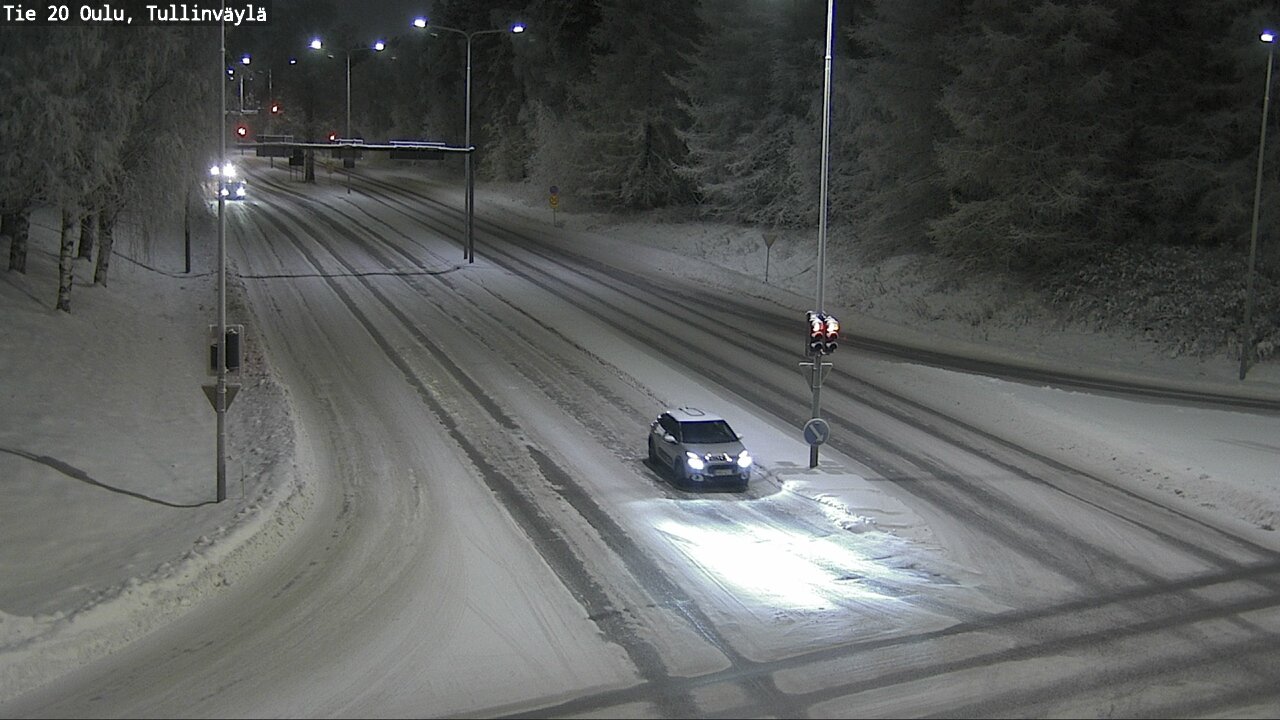 Weather Camera Image Road 20 Oulu, Tullinväylä, Oulu, Pohjois-Pohjanmaa