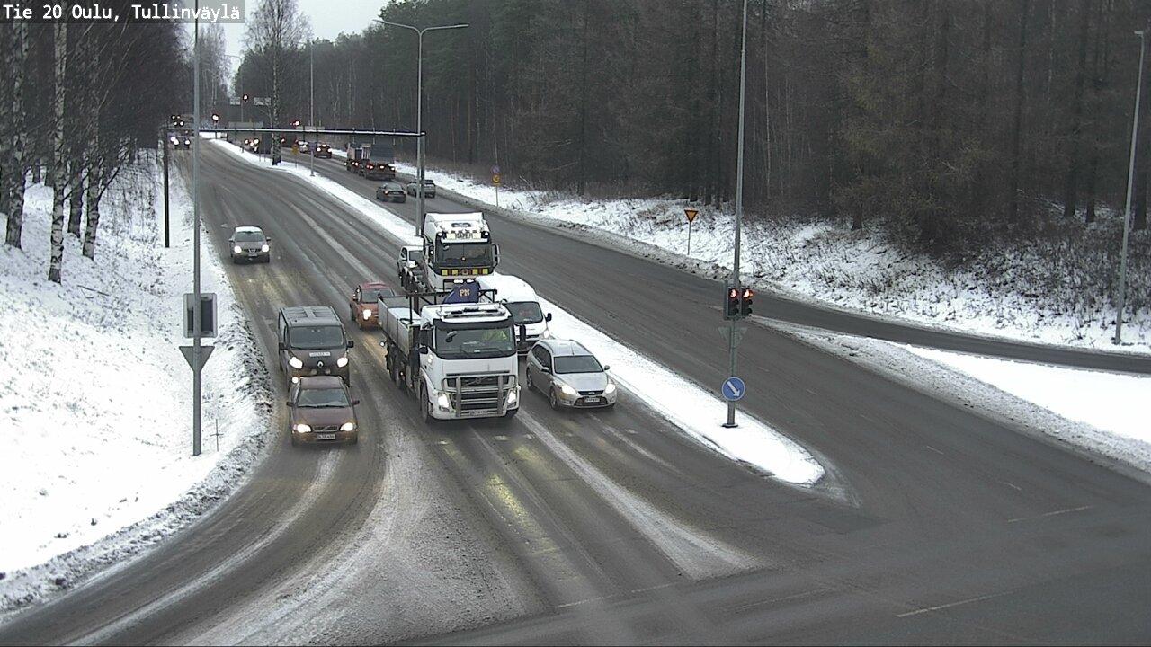 Weather Camera Image Väg 20 Uleåborg, Tullinväylä, Oulu, Pohjois-Pohjanmaa