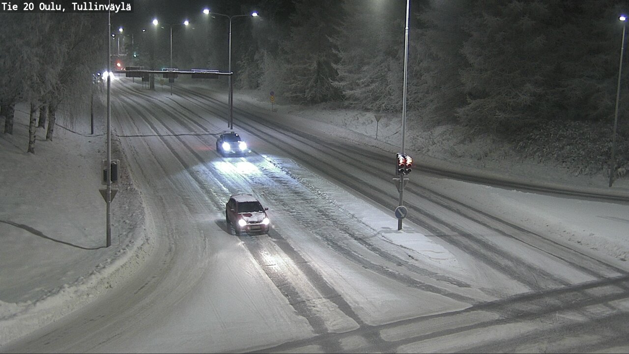 Weather Camera Image Väg 20 Uleåborg, Tullinväylä, Oulu, Pohjois-Pohjanmaa