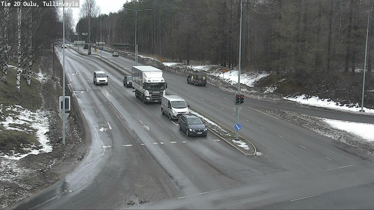 Weather Camera Image Road 20 Oulu, Tullinväylä, Oulu, Pohjois-Pohjanmaa