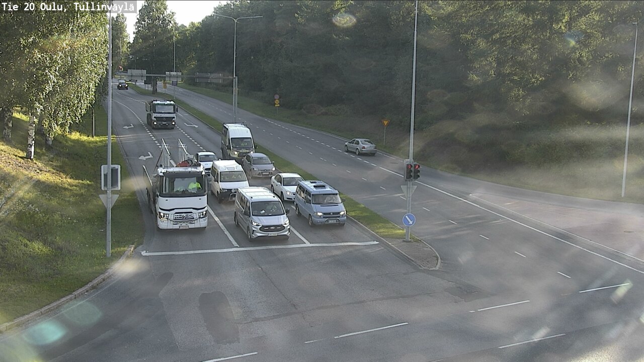 Weather Camera Image Road 20 Oulu, Tullinväylä, Oulu, Pohjois-Pohjanmaa
