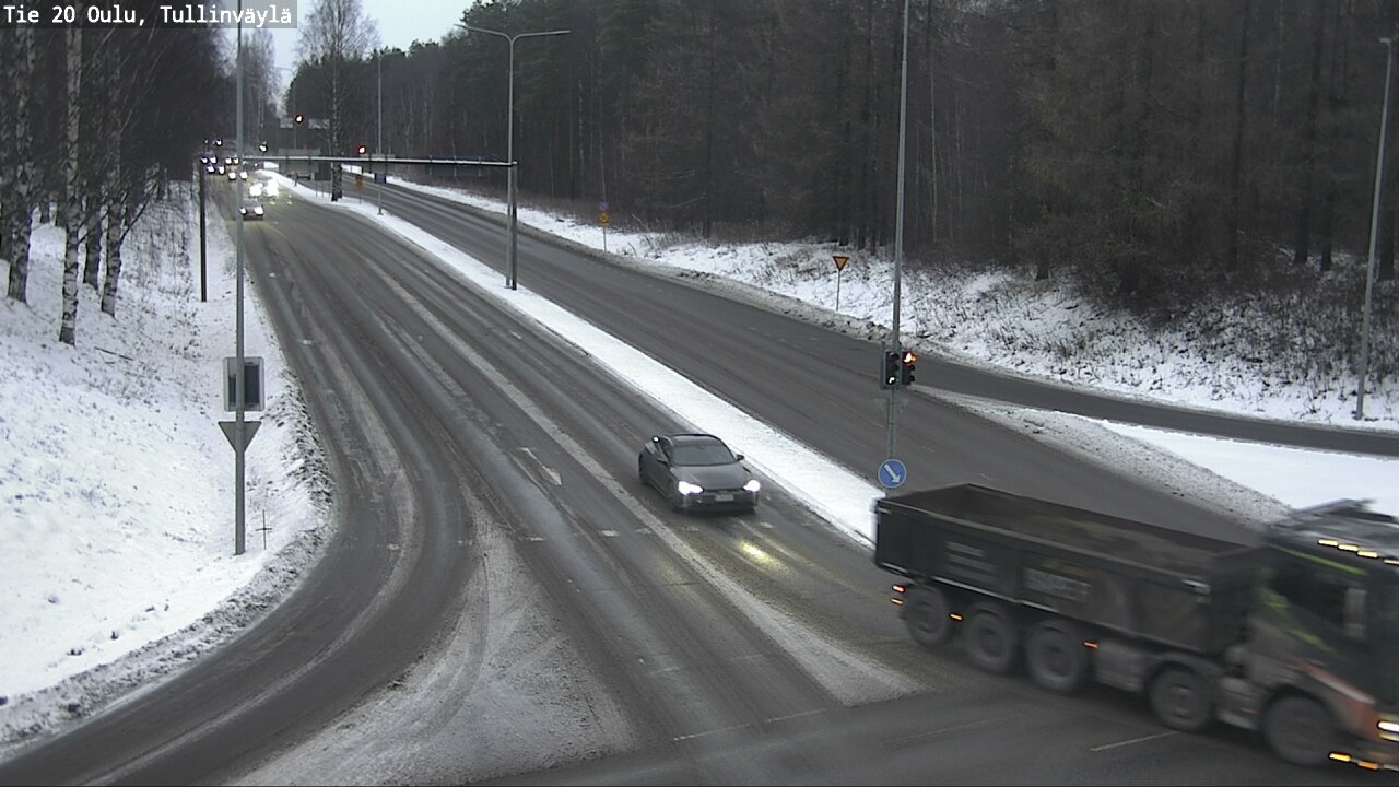 Weather Camera Image Väg 20 Uleåborg, Tullinväylä, Oulu, Pohjois-Pohjanmaa