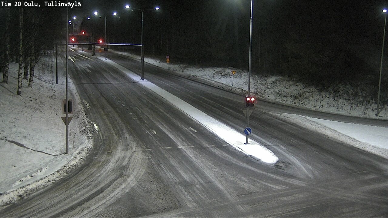 Weather Camera Image Väg 20 Uleåborg, Tullinväylä, Oulu, Pohjois-Pohjanmaa
