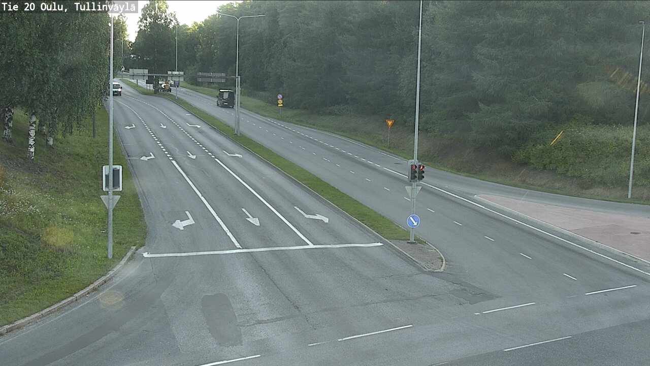 Weather Camera Image Road 20 Oulu, Tullinväylä, Oulu, Pohjois-Pohjanmaa