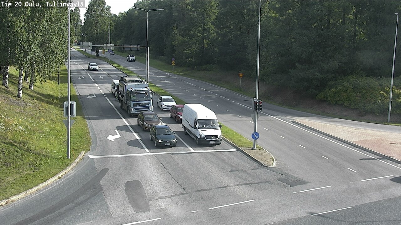 Weather Camera Image Road 20 Oulu, Tullinväylä, Oulu, Pohjois-Pohjanmaa