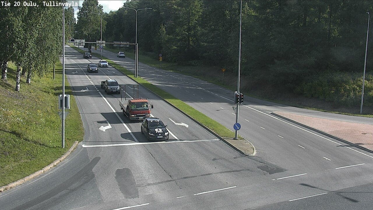 Weather Camera Image Road 20 Oulu, Tullinväylä, Oulu, Pohjois-Pohjanmaa