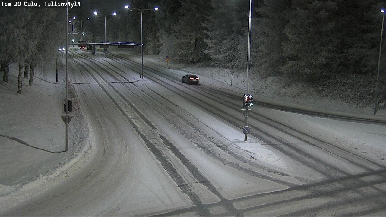 Weather Camera Image Väg 20 Uleåborg, Tullinväylä, Oulu, Pohjois-Pohjanmaa