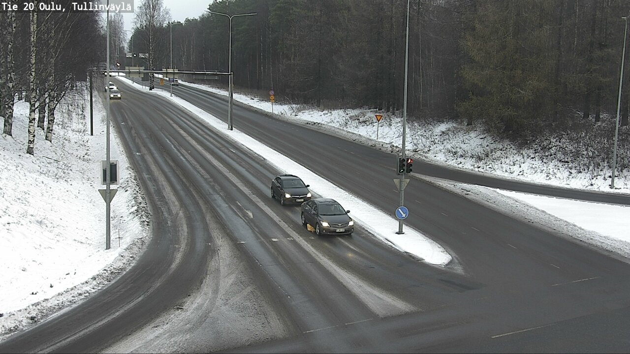 Weather Camera Image Väg 20 Uleåborg, Tullinväylä, Oulu, Pohjois-Pohjanmaa