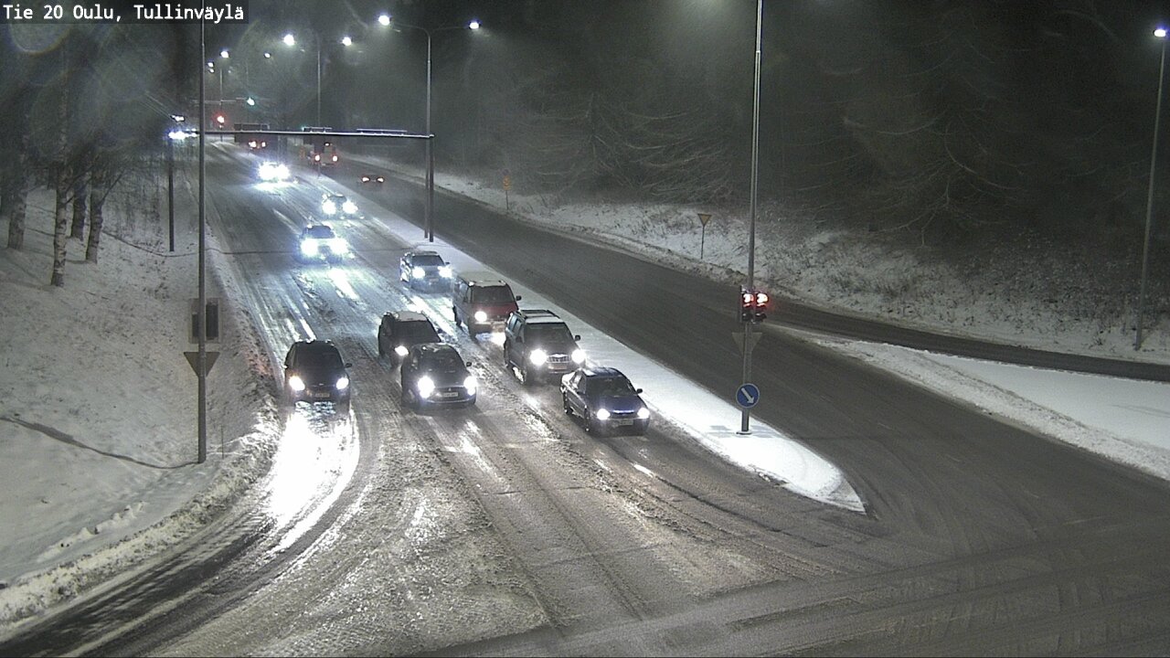 Weather Camera Image Väg 20 Uleåborg, Tullinväylä, Oulu, Pohjois-Pohjanmaa