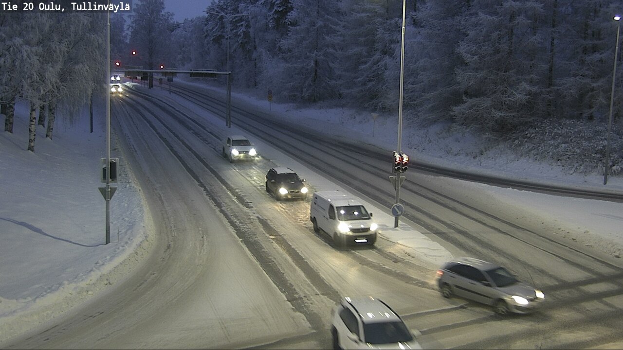 Weather Camera Image Väg 20 Uleåborg, Tullinväylä, Oulu, Pohjois-Pohjanmaa