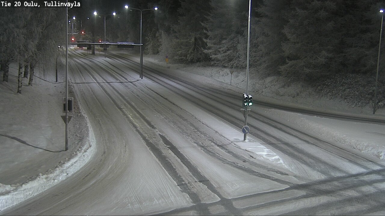 Weather Camera Image Väg 20 Uleåborg, Tullinväylä, Oulu, Pohjois-Pohjanmaa