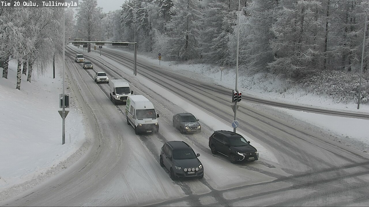Weather Camera Image Väg 20 Uleåborg, Tullinväylä, Oulu, Pohjois-Pohjanmaa