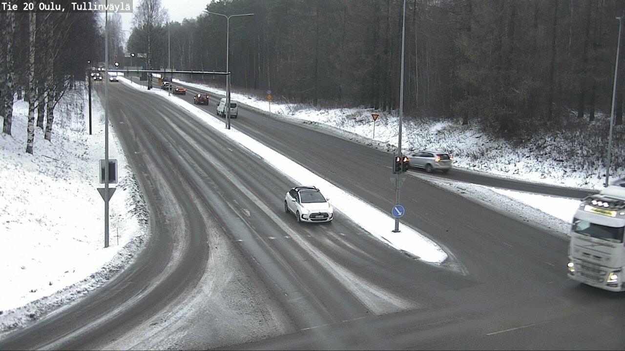 Weather Camera Image Väg 20 Uleåborg, Tullinväylä, Oulu, Pohjois-Pohjanmaa