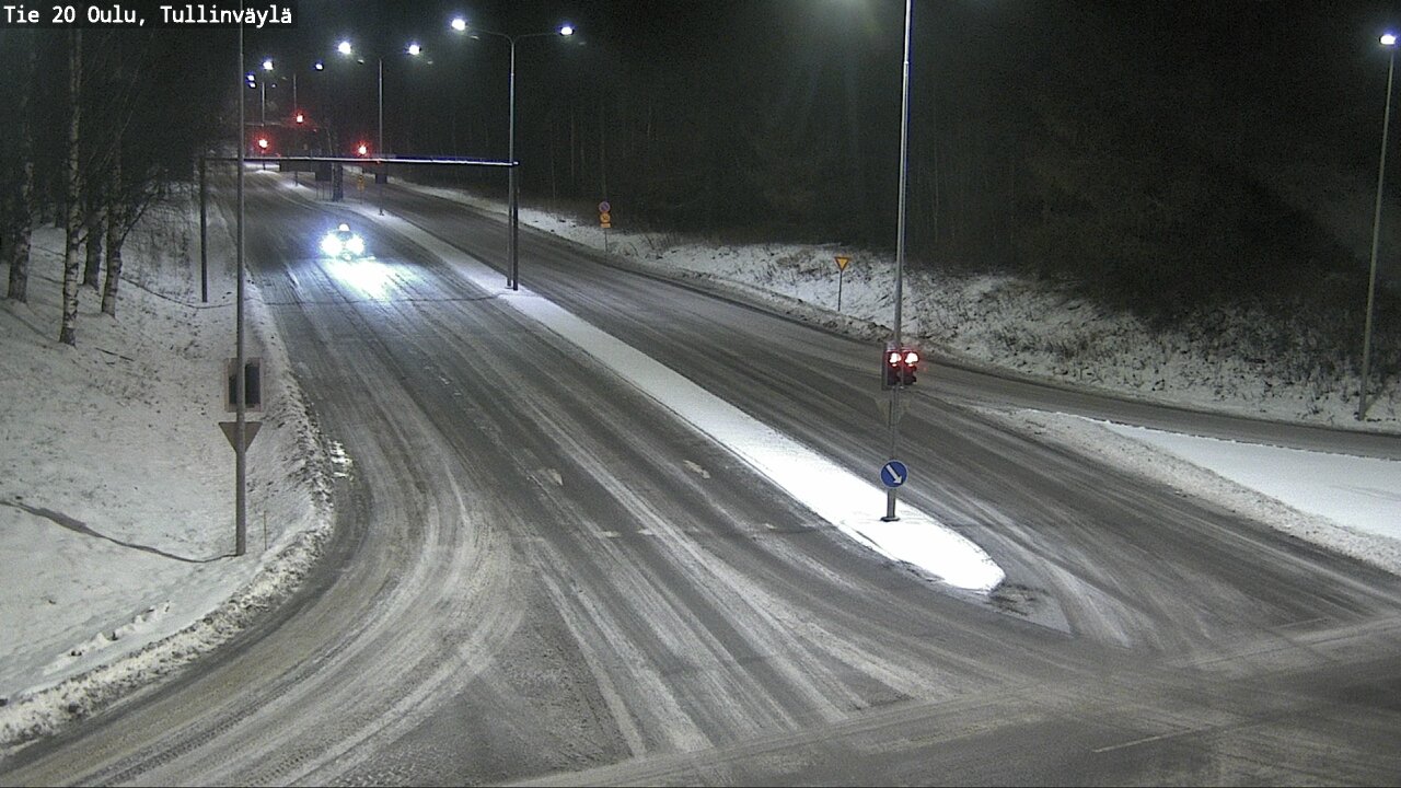 Weather Camera Image Väg 20 Uleåborg, Tullinväylä, Oulu, Pohjois-Pohjanmaa