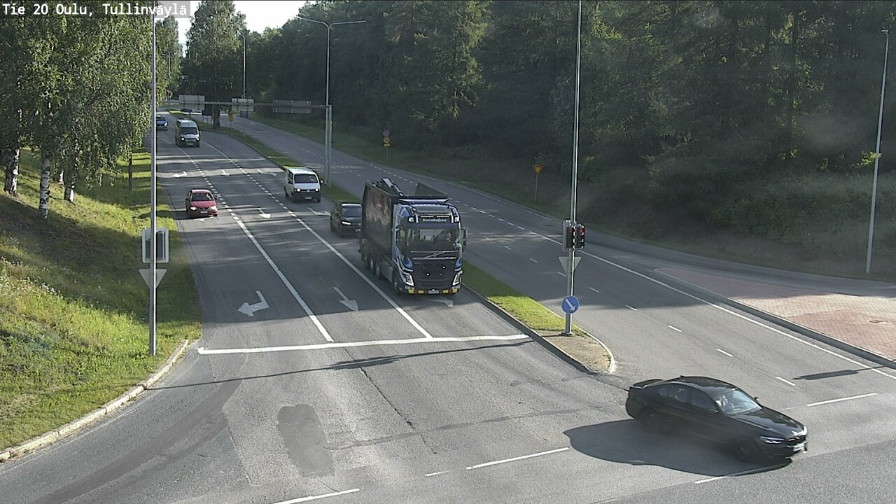 Weather Camera Image Road 20 Oulu, Tullinväylä, Oulu, Pohjois-Pohjanmaa
