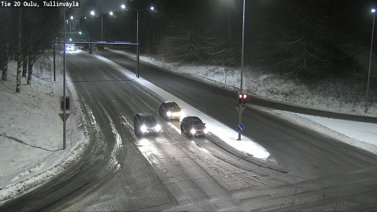 Weather Camera Image Väg 20 Uleåborg, Tullinväylä, Oulu, Pohjois-Pohjanmaa